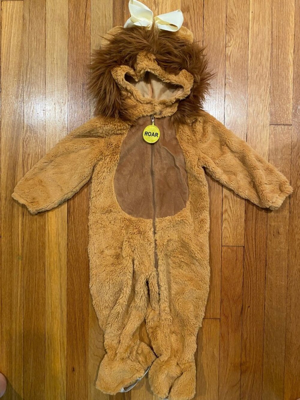 Humane Society Toddler Lion Costume 24 Months Plush Hooded Mane Halloween